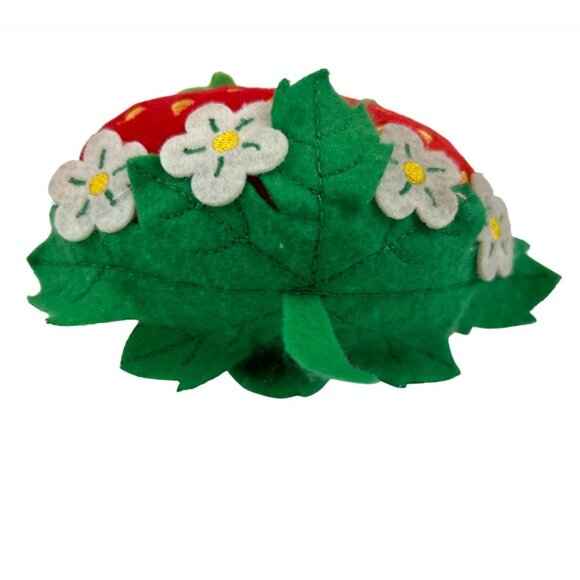 Shopkins Strawberry Kiss Plush Toy Flowers Hearts Tag 7" Fruit Stuffed Toy - Picture 4 of 9